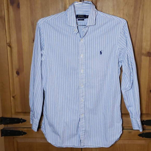 ralph lauren slim fit button down